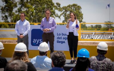 Inauguraron la Planta Depuradora Florencio Varela para más de 10 mil vecinas y vecinos
