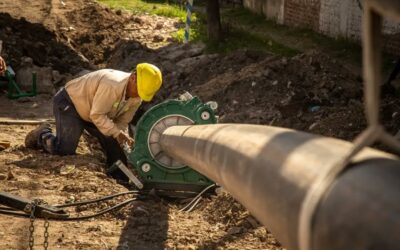 Renovación de cañerías de agua potable en Solano