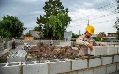 Avanza la construcción del SUM en el Club Villa Alcira