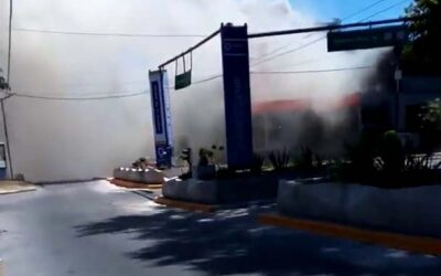 VIDEO: Incendio en el restaurante «Comer» de Quilmes