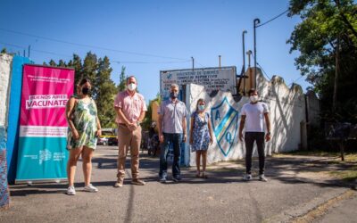 Nuevo centro de vacunación en el microestadio del Club Atlético Argentino de Quilmes