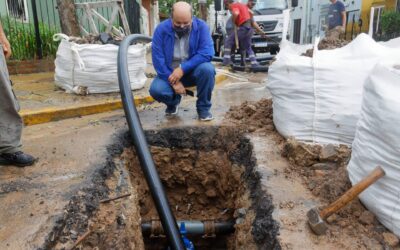 Comenzó el recambio de cañerías en el centro de Berazategui