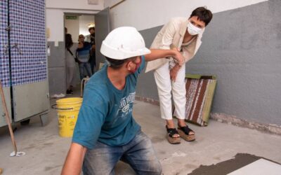 Mayra Mendoza resasltó las mejoras concretadas en infraestructura escolar