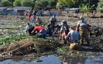 Limpieza y saneamiento en Itatí