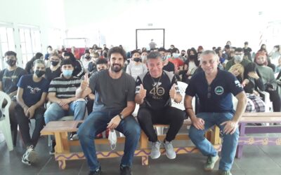 Veteranos de Malvinas y la UNQ en la Escuela Secundaria 13 de IAPI