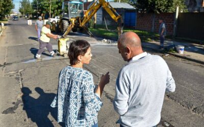 Operativos de limpieza y bacheo en Quilmes Oeste