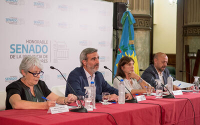 Florencio Varela en la presentación de la Ley de Precios Justos