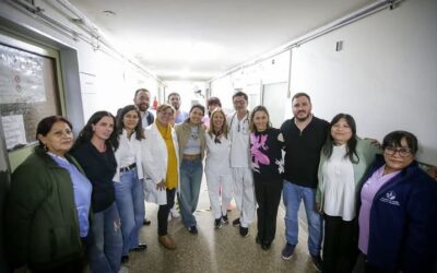 Mayra encabezó la entrega de un sillón de partos para el hospital “Dr. Eduardo Oller” de Solano y recorrió las salas