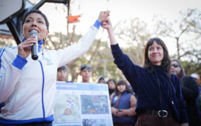 MAYRA Y CECI SOLER INAUGURARON EL NUEVO PARQUE DE LOS DEPORTES EN QUILMES OESTE