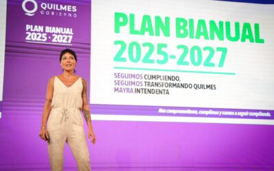 MAYRA PRESENTÓ EL PLAN BIANUAL DE GESTIÓN 2025-2027 EN UN ACTO EN LA UNQ
