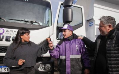 QUILMES INCORPORÓ CINCO NUEVOS CAMIONES VOLCADORES A SU FLOTA MUNICIPAL