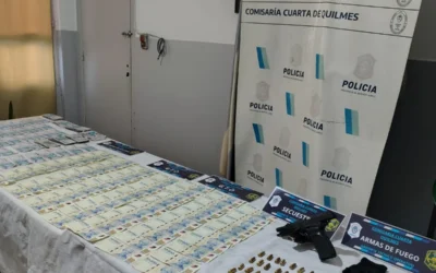 Centro de fraccionamiento de drogas en Quilmes Centro
