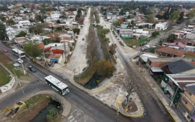 Leo Nardini habilitó las obras de repavimentación integral de la calle Hooke