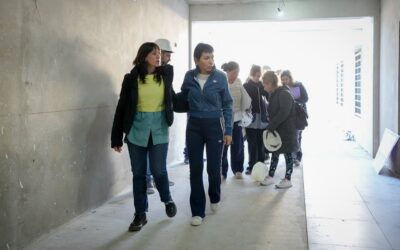 MAYRA RECORRIÓ LA OBRA DE LA CASA DE ABRIGO TEMPORAL PARA INFANCIAS Y ADOLESCENCIAS “AMANDA ALLEN” DE QUILMES OESTE