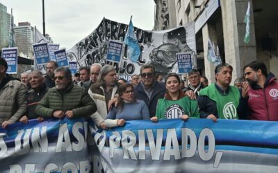 ATE Buenos Aires se movilizó contra el endeudamiento