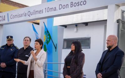 MAYRA, EVA MIERI Y EL MINISTRO ALONSO ENCABEZARON LA INAUGURACIÓN DE LA NUEVA COMISARÍA QUILMES 10ª DE DON BOSCO