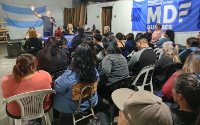 LA AGRUPACION «NUEVA VISION» DE LA MANO DE ALBORNOZ BRINDÓ SU APOYO A AXEL KICILLOF