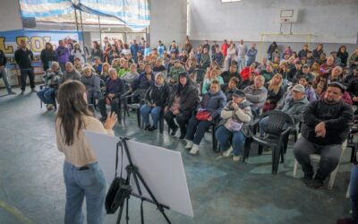 Secilia Soler, en el marco de las nuevas cuadras de Pavimento